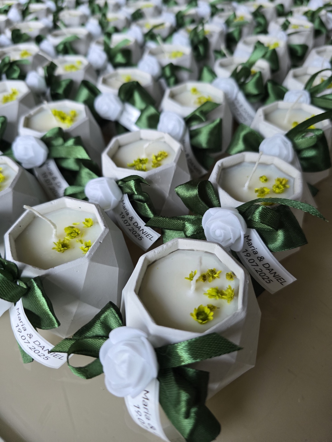 Marturii lumanari parfumate - accesorii nuntă - amintiri și cadouri de nuntă - cadouri de bun venit nuntă - Artynos.ro