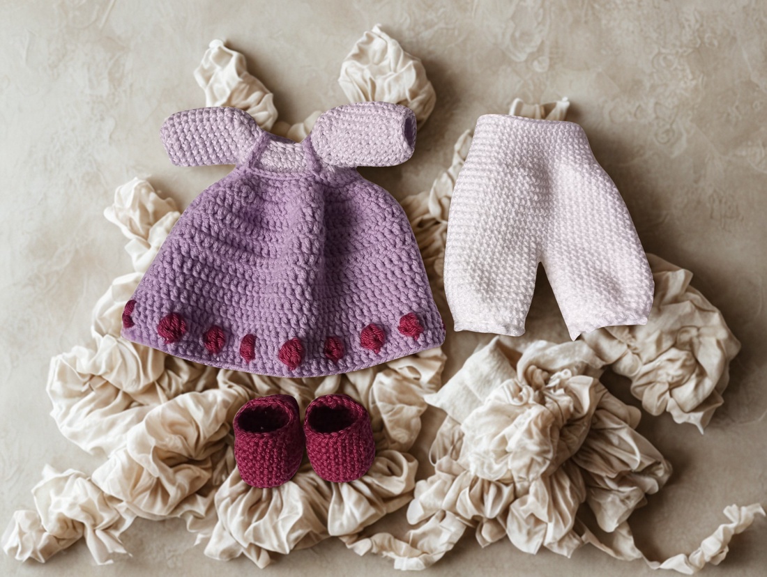 Oiuță Lili � Jucărie premium croșetată amigurumi cu hăinuțe detașabile (27 cm) - jucării și echipamente pentru copii - plușuri - păpușă croșetată, păpușă de pluș - Artynos.ro