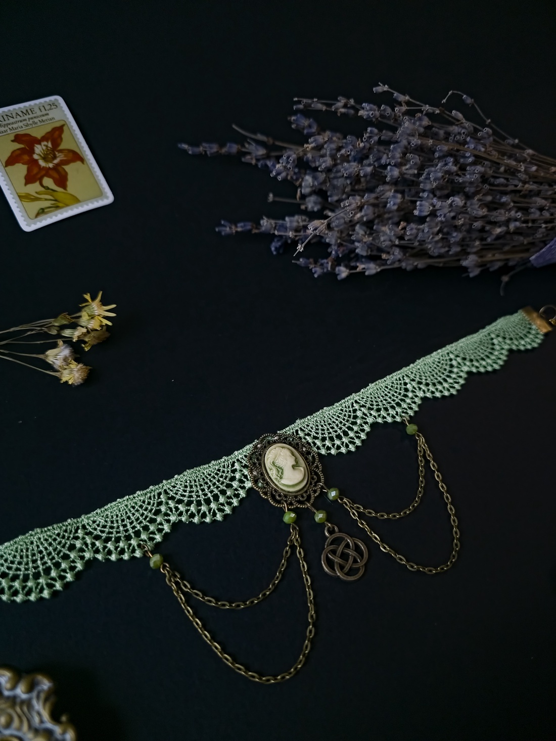 Ophelia necklace  - bijuterii - coliere - chockere - Artynos.ro