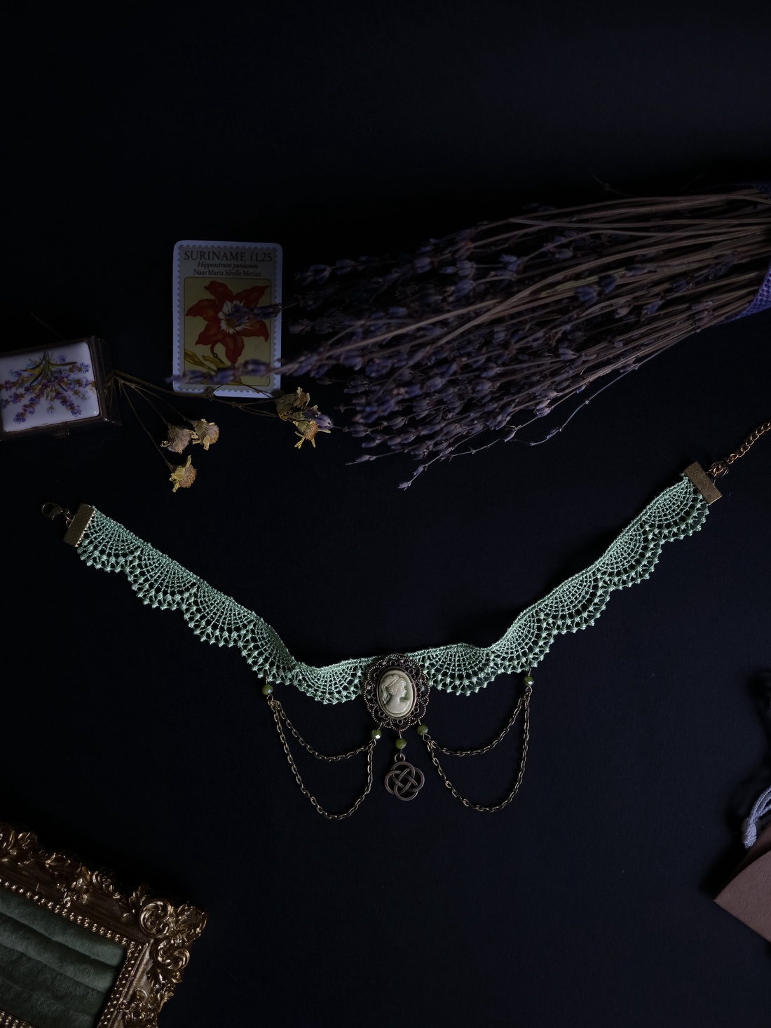 Ophelia necklace  - bijuterii - coliere - chockere - Artynos.ro