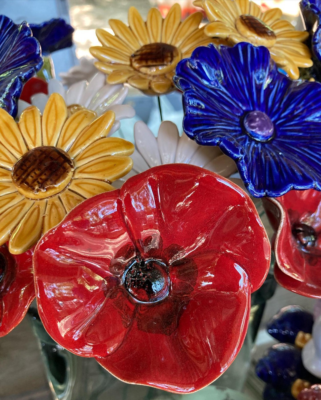 Floare de grâu � floare din ceramică realizată manual - casă & stil de viață - decorațiuni de casă - accesorii florale - flori la fir - Artynos.ro