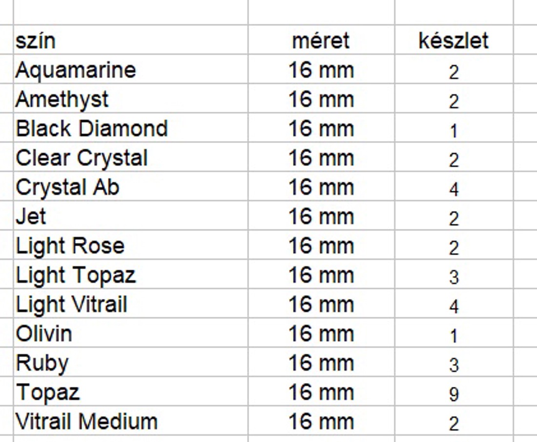 Bijuterii: Swarovski baroque 16mm în mai multe culori -  - Artynos.ro