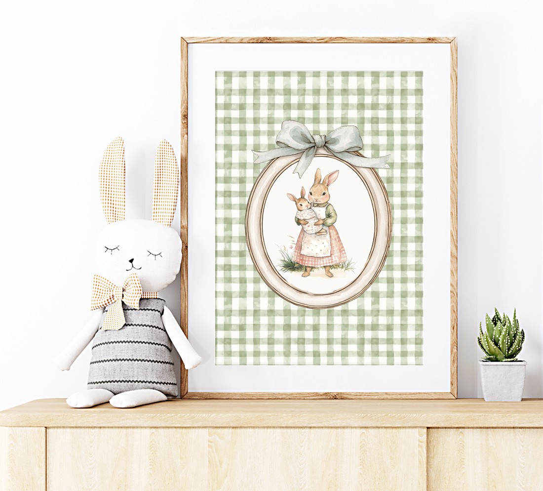 Iepuraș ilustrare imagine, poster de epocă, decal de perete de Paște set de 3 - - Artynos.ro Iepuraș ilustrare imagine, poster de epocă, decal de perete de Paște set de 3 - - Artynos.ro