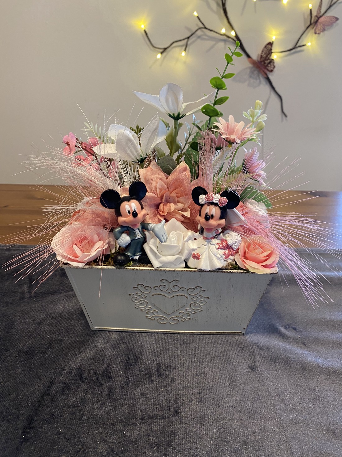 Decorațiuni pentru masă Disney Mickey și Minnie  - casă & stil de viață - decorațiuni de casă - accesorii florale - cutii cu flori - Artynos.ro