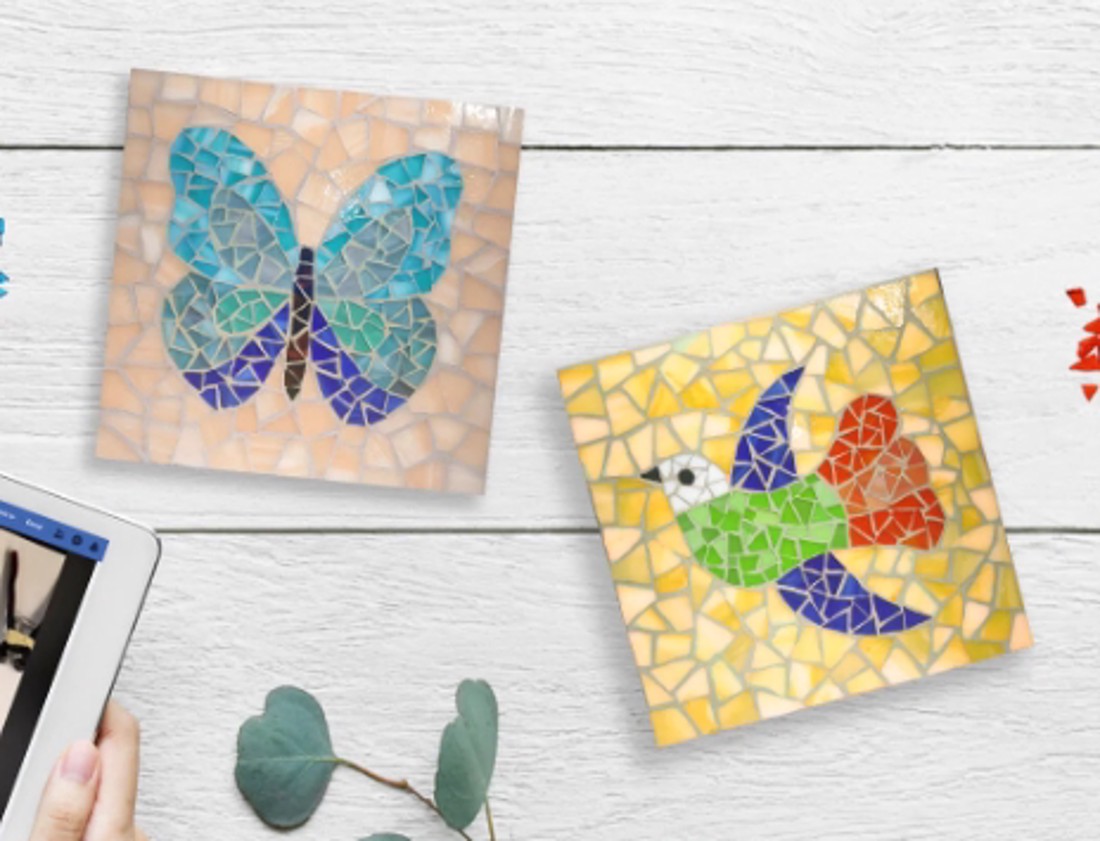 Kit mozaic pentru începători - imagine - diy - pregătește-ți singur - pachete diy, kituri - Artynos.ro