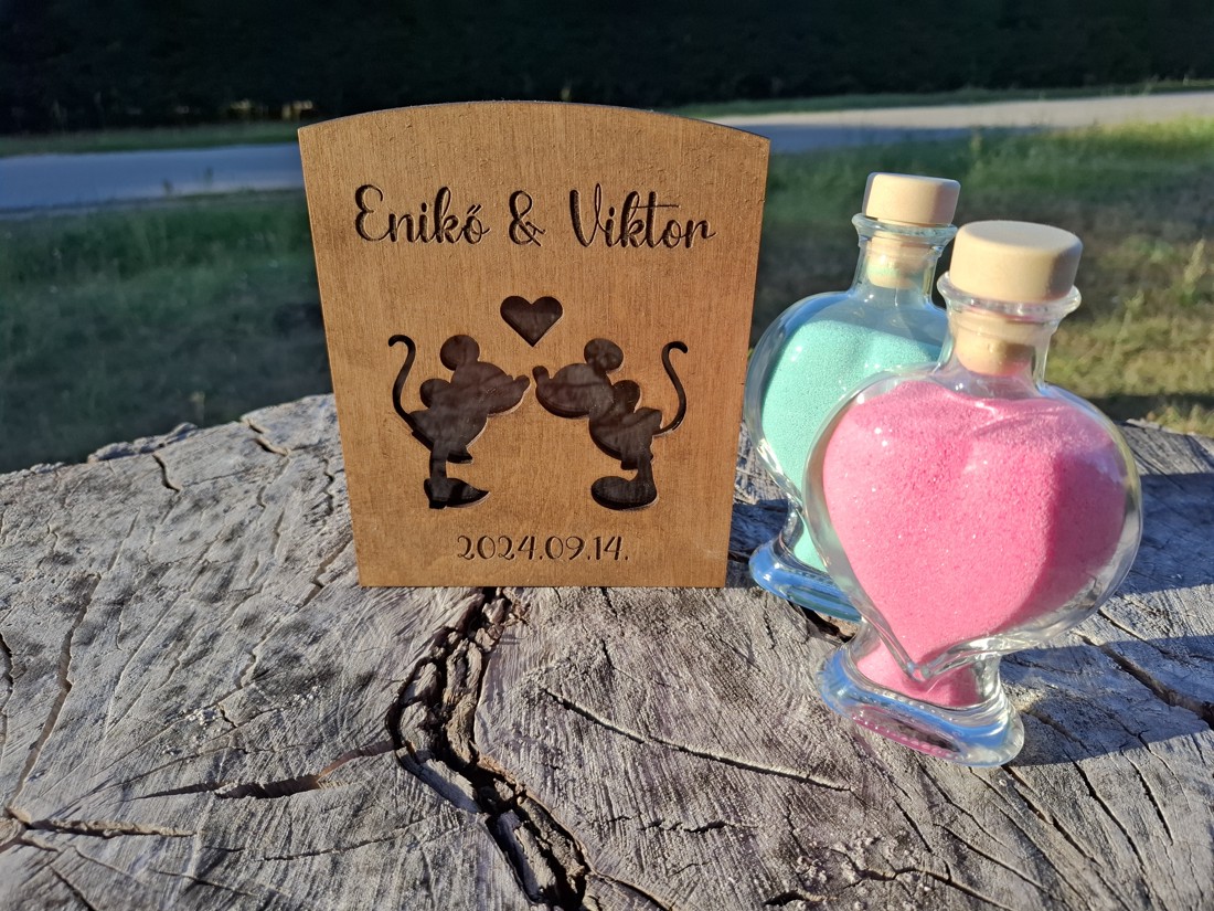 Set pentru ceremonia nupțială cu nisip pentru șoareci  -  - Artynos.ro