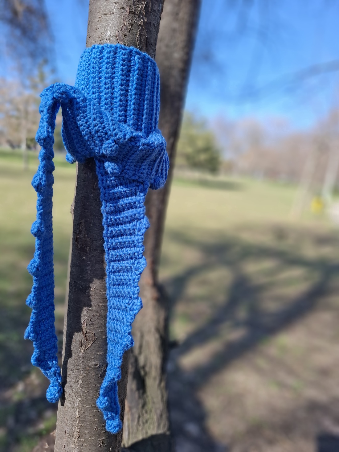 Eșarfă skinny croșetată, lână merino moale - îmbrăcăminte și modă - eșarfe, pălării, fularuri - eșarfe - Artynos.ro