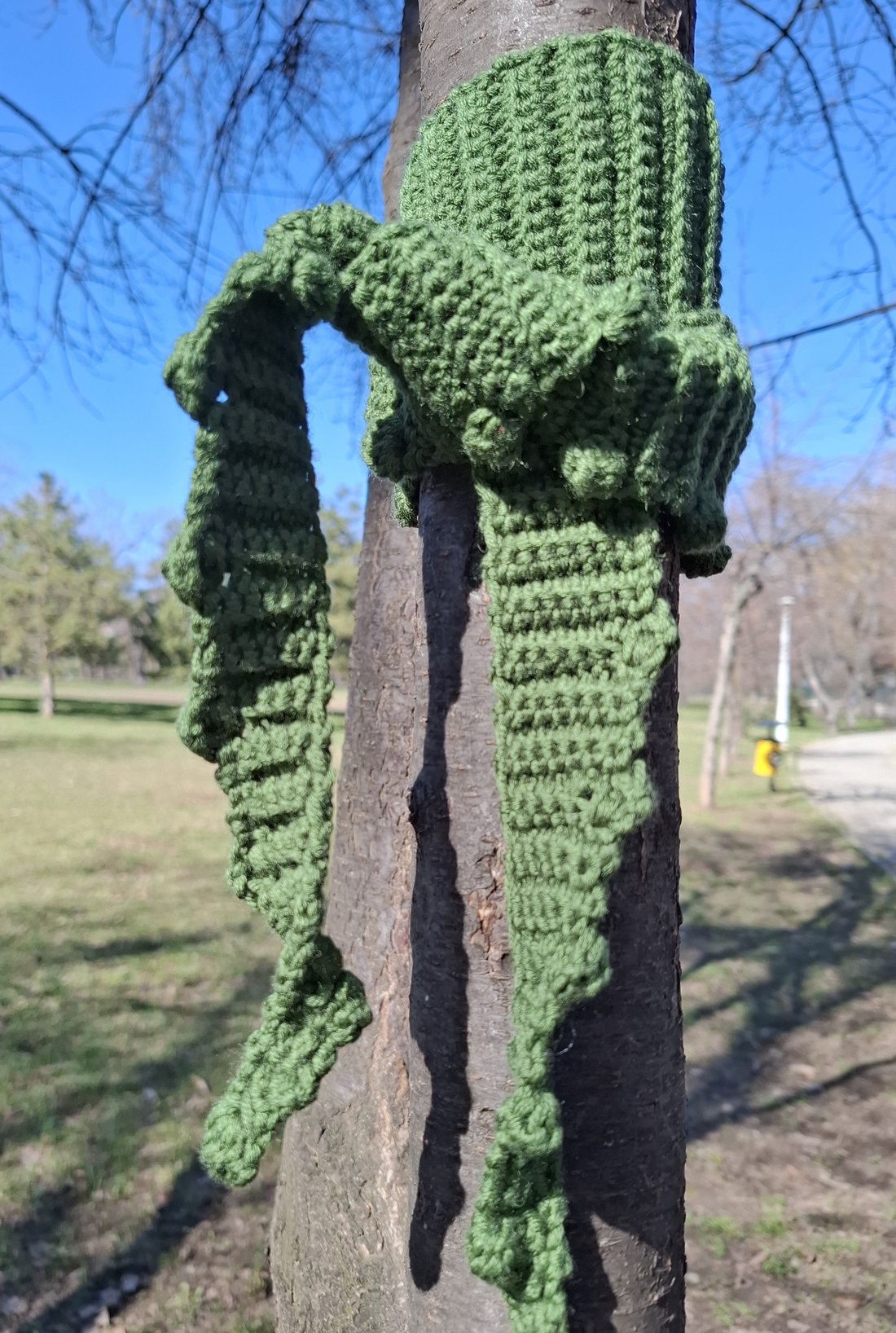 Eșarfă skinny croșetată, lână merino moale - îmbrăcăminte și modă - eșarfe, pălării, fularuri - eșarfe - Artynos.ro