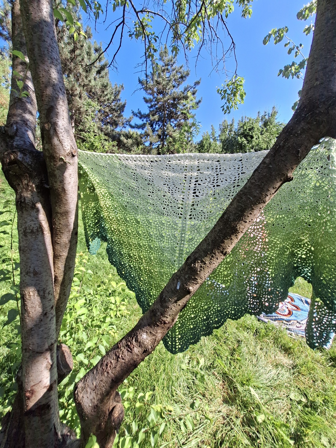 Șal croșetat // eșarfă croșetată // Handmade // Șal dantelat - îmbrăcăminte și modă - eșarfe, pălării, fularuri - șal, eșarfă de cap - Artynos.ro