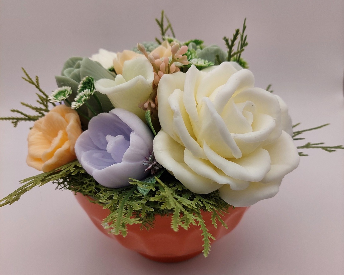 Cană ceramică portocalie cu flori de săpun - casă & stil de viață - accesorii pentru decorat casa - decorațiuni de masă și decorațiuni pentru rafturi - decorațiuni de masă - Artynos.ro Cană ceramică portocalie cu flori de săpun - casă & stil de viață - accesorii pentru decorat casa - decorațiuni de masă și decorațiuni pentru rafturi - decorațiuni de masă - Artynos.ro