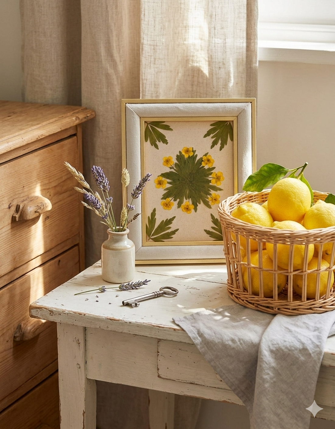 Tablou Botanic cu Flori Presate și Ramă din Catifea � Ediție Handmade 15x20 cm - casă & stil de viață - decorațiuni de casă - accesorii florale - buchete de flori - Artynos.ro