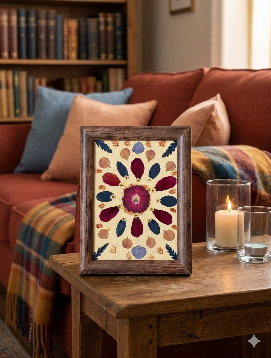 Compoziție Florală Handmade din Elemente Naturale Presatef - casă & stil de viață - decorațiuni de casă - accesorii florale - buchete de flori - Artynos.ro