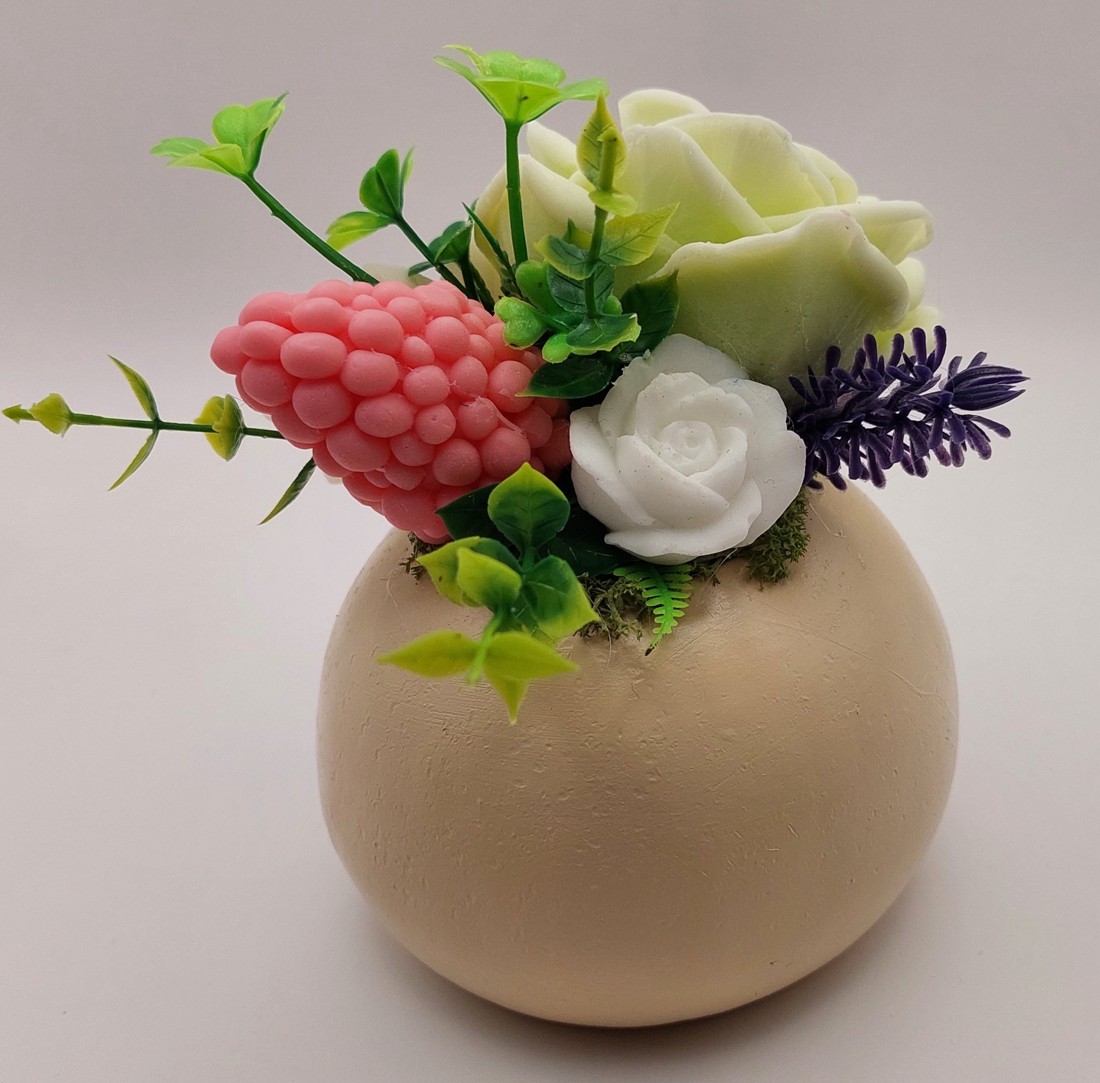 Minge din rășină cu flori de săpun -  - Artynos.ro