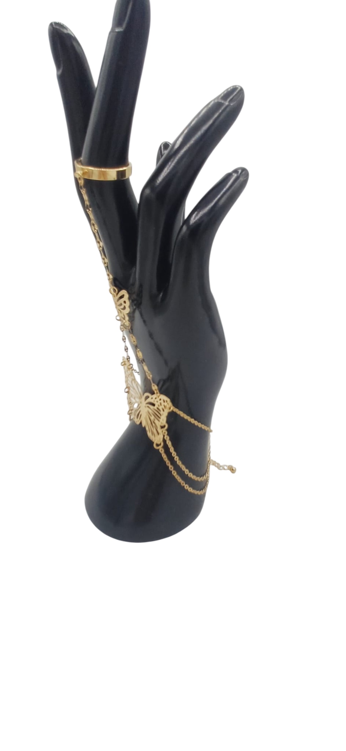 Bratara fashion cu inel  - bijuterii - brățări - brățări din aur - Artynos.ro