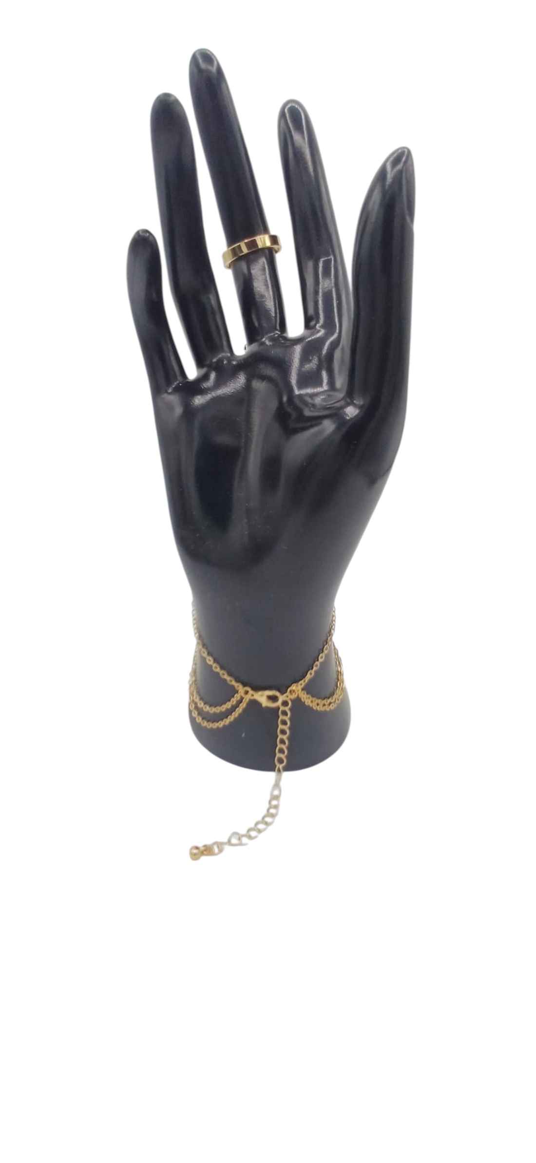 Bratara fashion cu inel  - bijuterii - brățări - brățări din aur - Artynos.ro