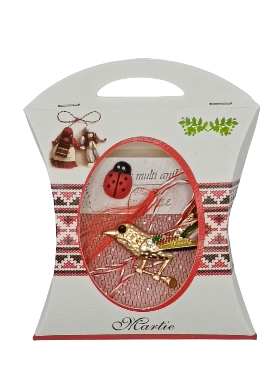 Brosa cu Pasare primavara - bijuterii - mărțișor - Artynos.ro