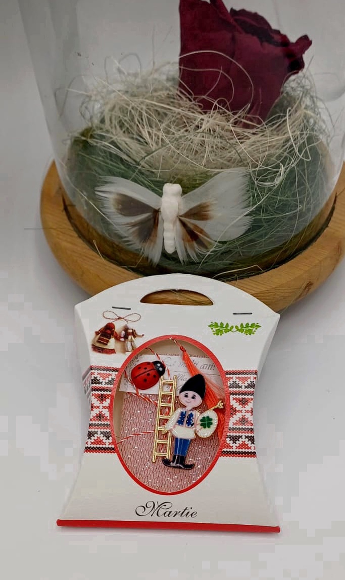 Brosa Cosar pe Scara - bijuterii - mărțișor - Artynos.ro