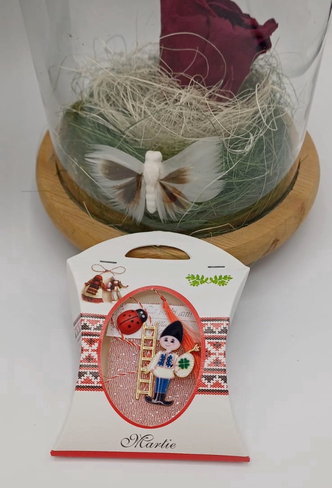 Brosa Cosar pe Scara - bijuterii - mărțișor - Artynos.ro