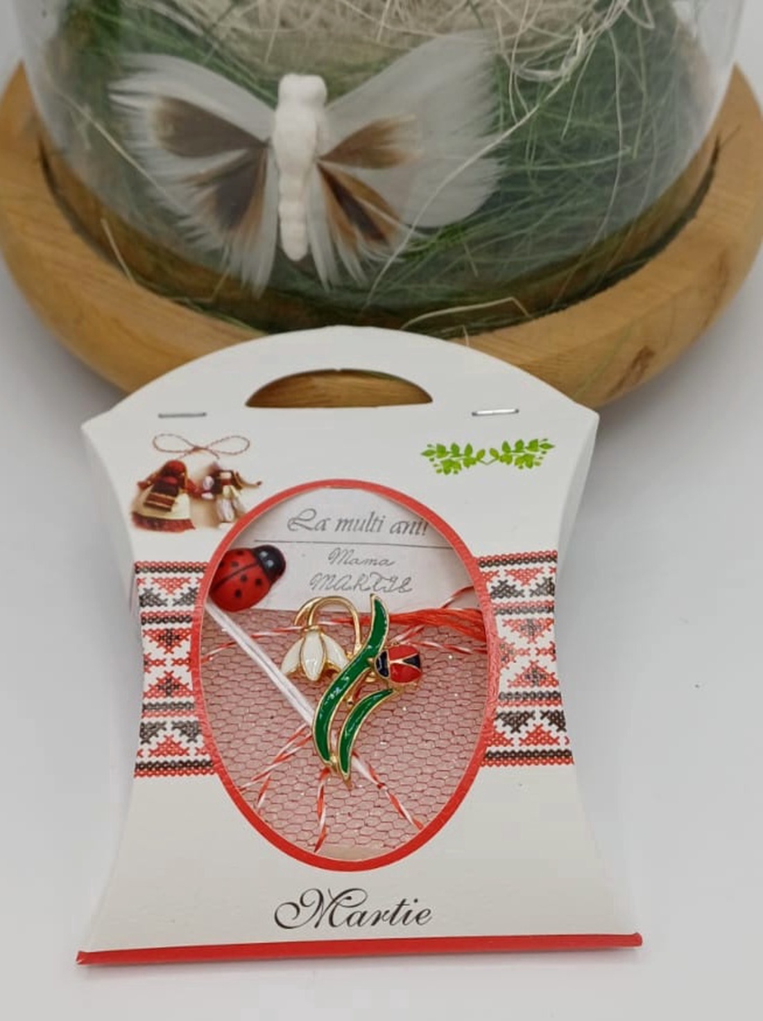Martisor cu Ghiocel si Gargarita - bijuterii - mărțișor - Artynos.ro