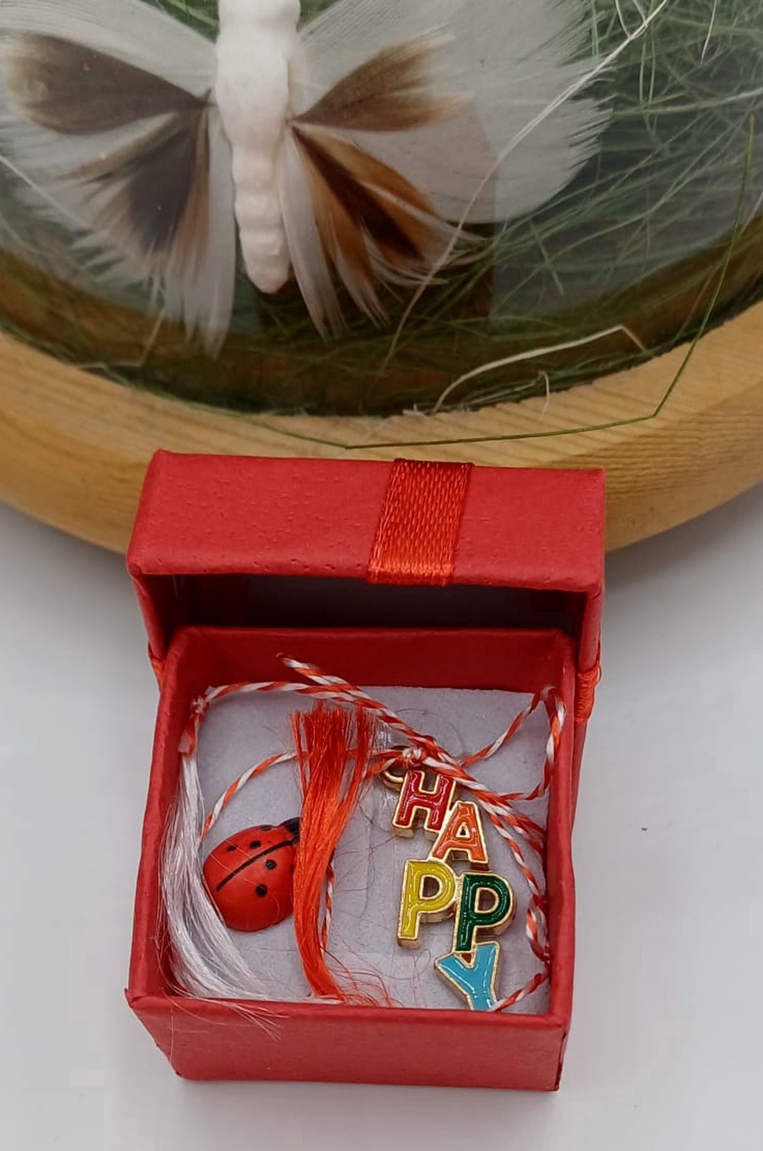 MArtisor pandativ HAPPY - bijuterii - mărțișor - Artynos.ro