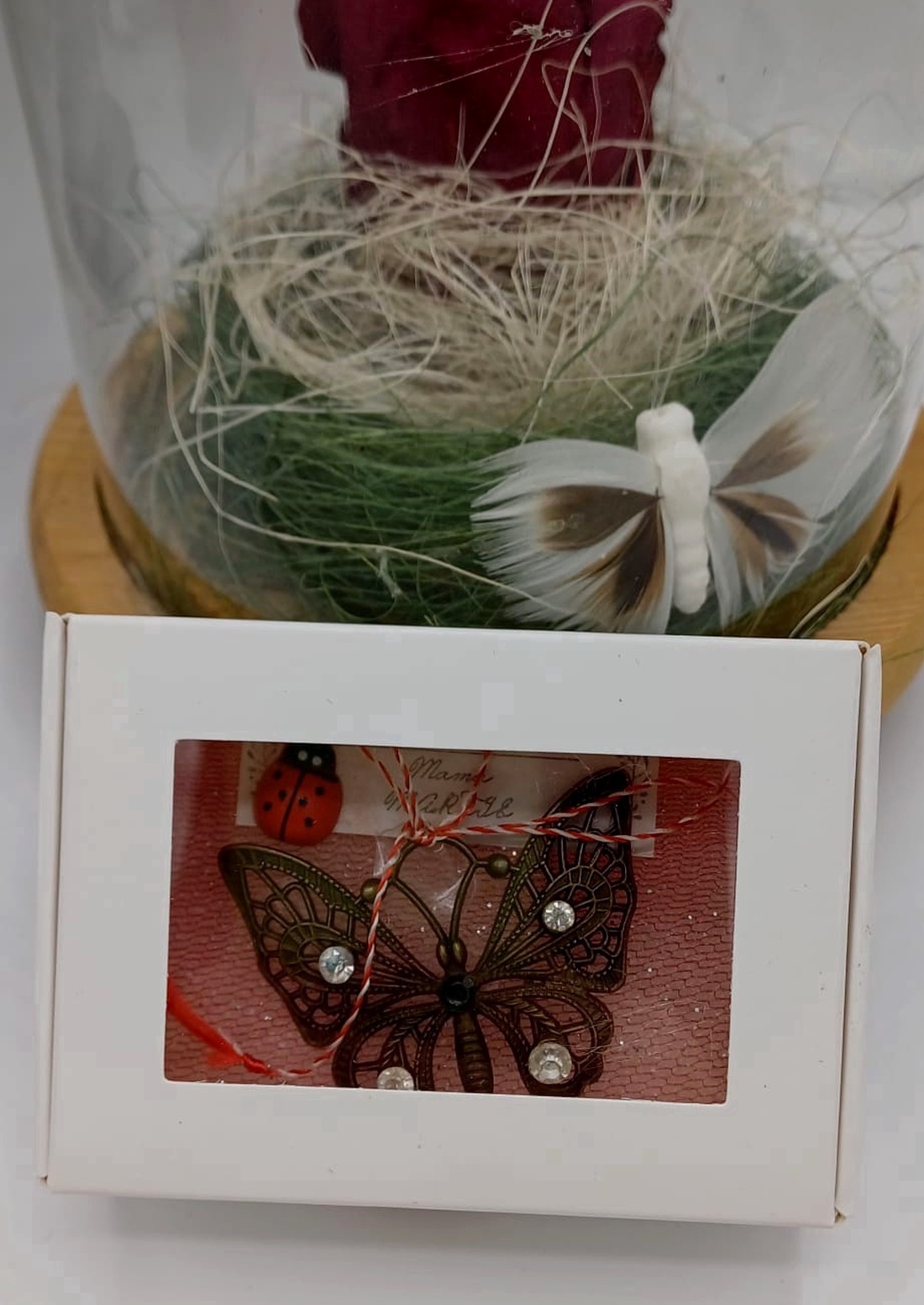 Fluture decorativ vintage din metal � Mărțișor / Cadou special - bijuterii - mărțișor - Artynos.ro