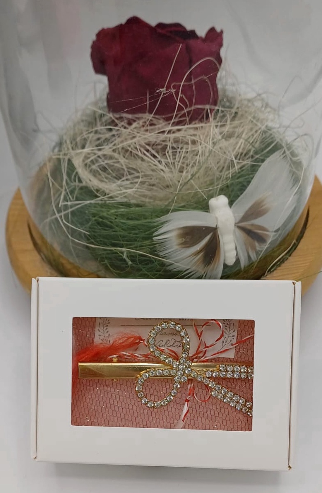 Mărțișor � Clamă de păr decorativă cu pietre, model elegant - bijuterii - mărțișor - Artynos.ro