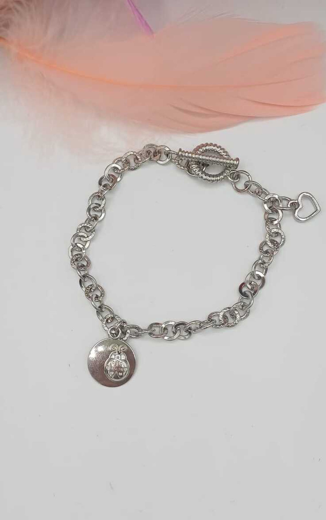 Brățară integral metalică, cu design clasic și elegant, realizată din lanț argintiu  - bijuterii - brățări - brățări din pietre semiprețioase - Artynos.ro