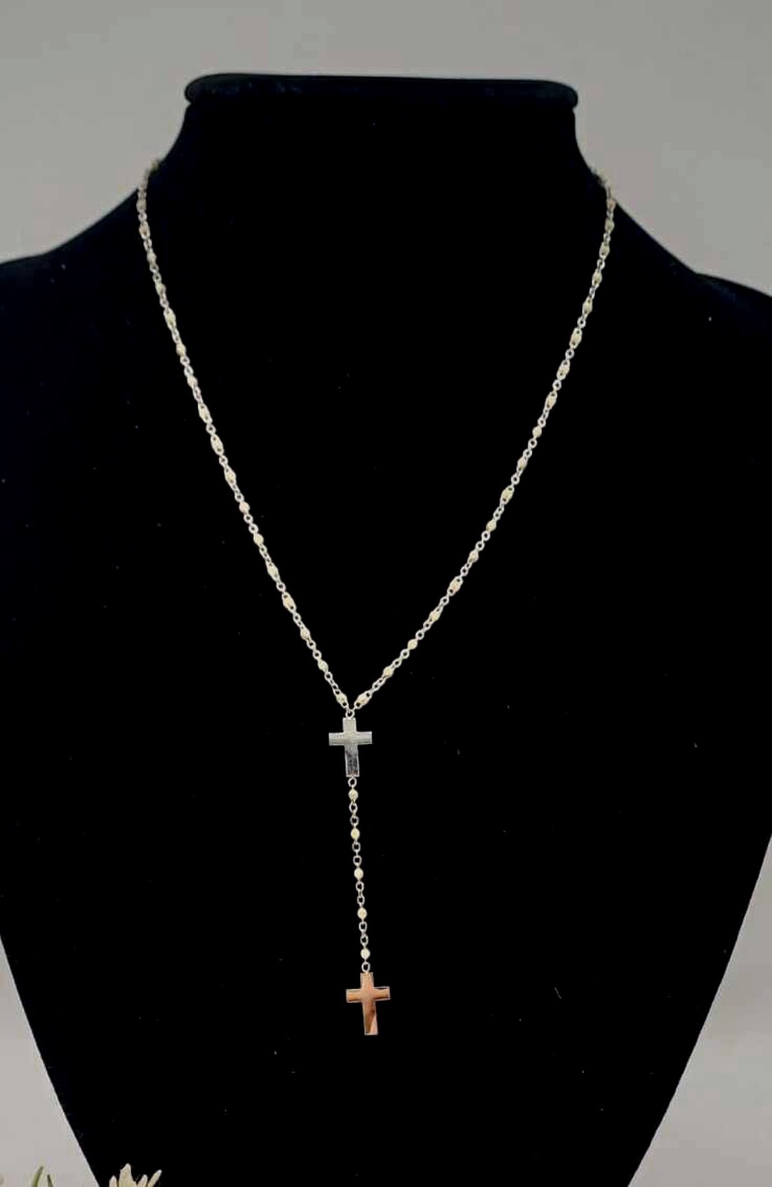 Rozariu cu margele incorporate pe lant. - casă & stil de viață - accesorii religioase - rozariu - Artynos.ro