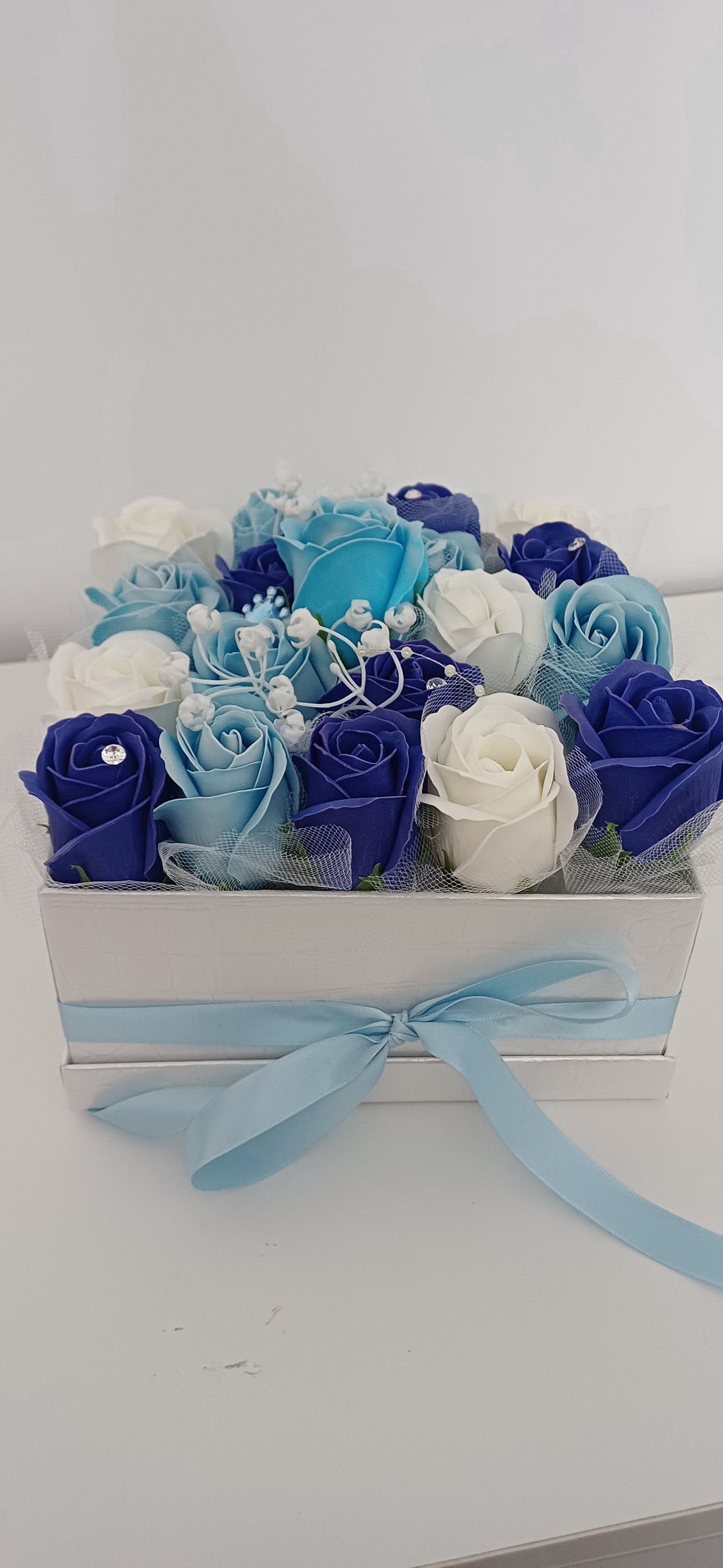 Cutie mare cu flori de sapun - accessorii și unelte - accesorii decorative - alte accesorii - Artynos.ro