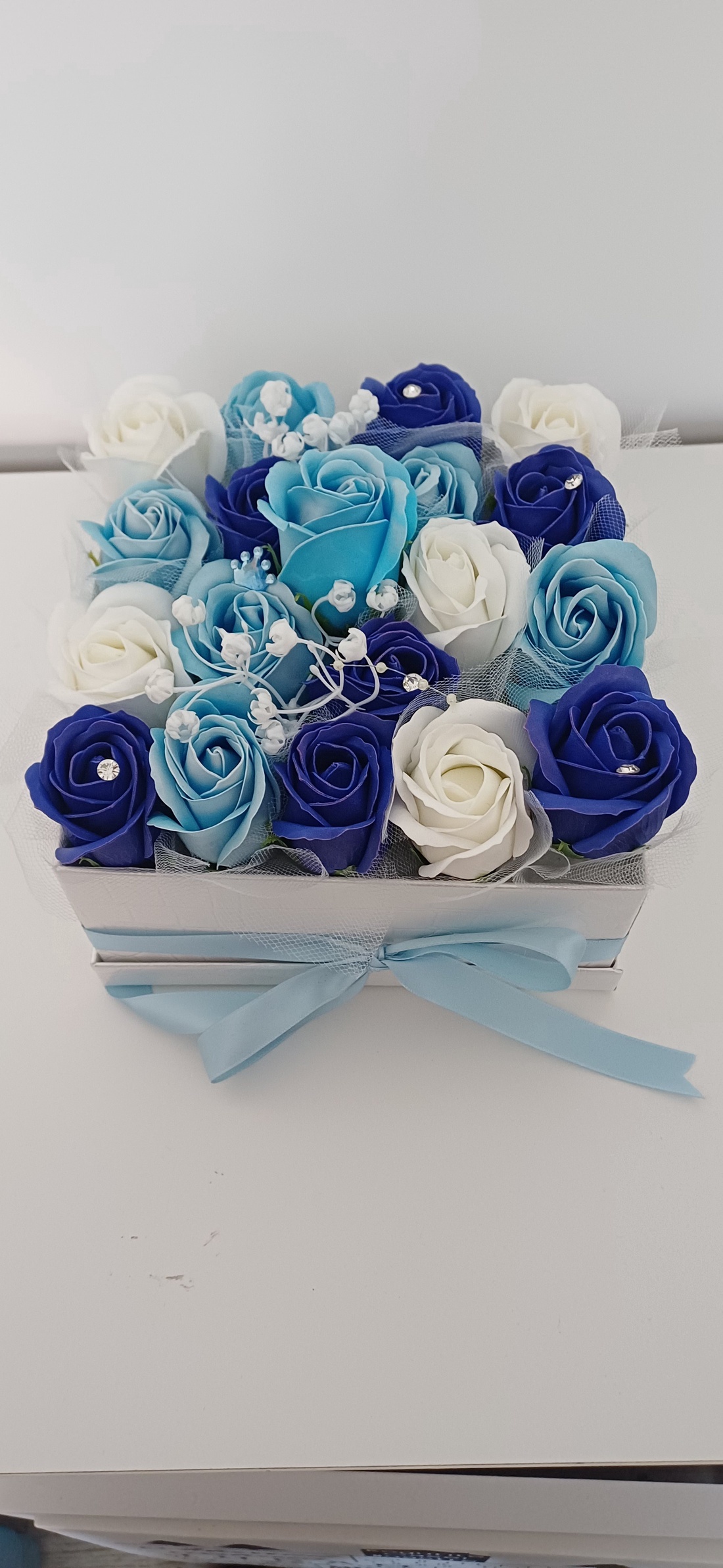 Cutie mare cu flori de sapun - accessorii și unelte - accesorii decorative - alte accesorii - Artynos.ro