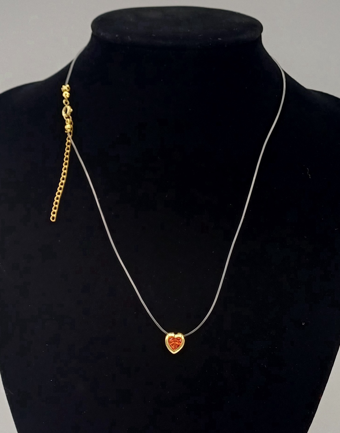 Colier din Aur Placat cu 18K ,cu fir de nailon. - bijuterii - coliere - coliere din aur - Artynos.ro