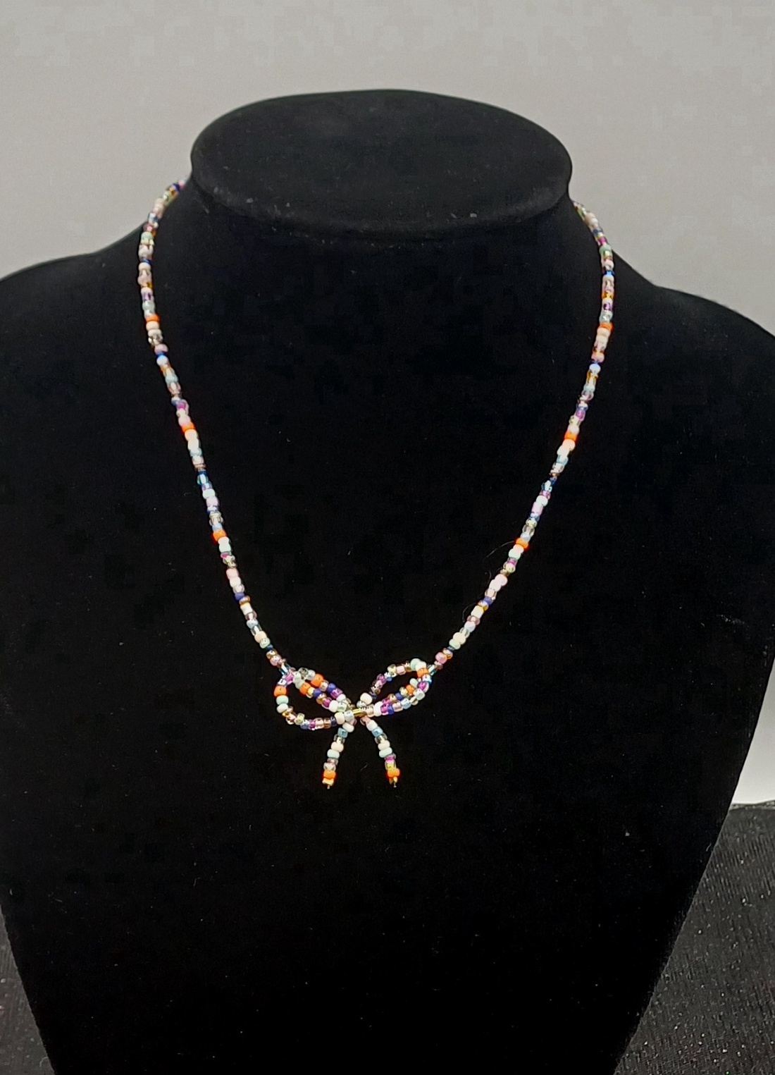 Colier multicolor din pietre de sticla. - bijuterii - coliere - coliere cu multiple șiruri - Artynos.ro