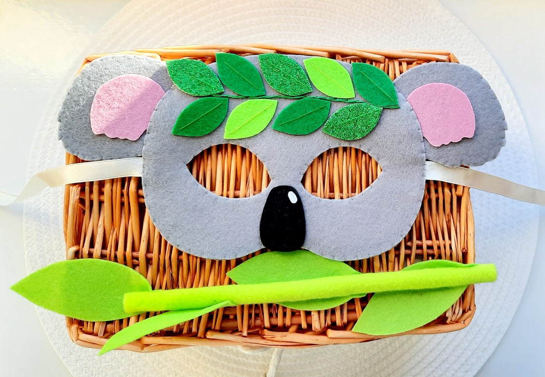Koala cu frunze costum de carnaval pentru fete - - Artynos.ro Koala cu frunze costum de carnaval pentru fete - - Artynos.ro