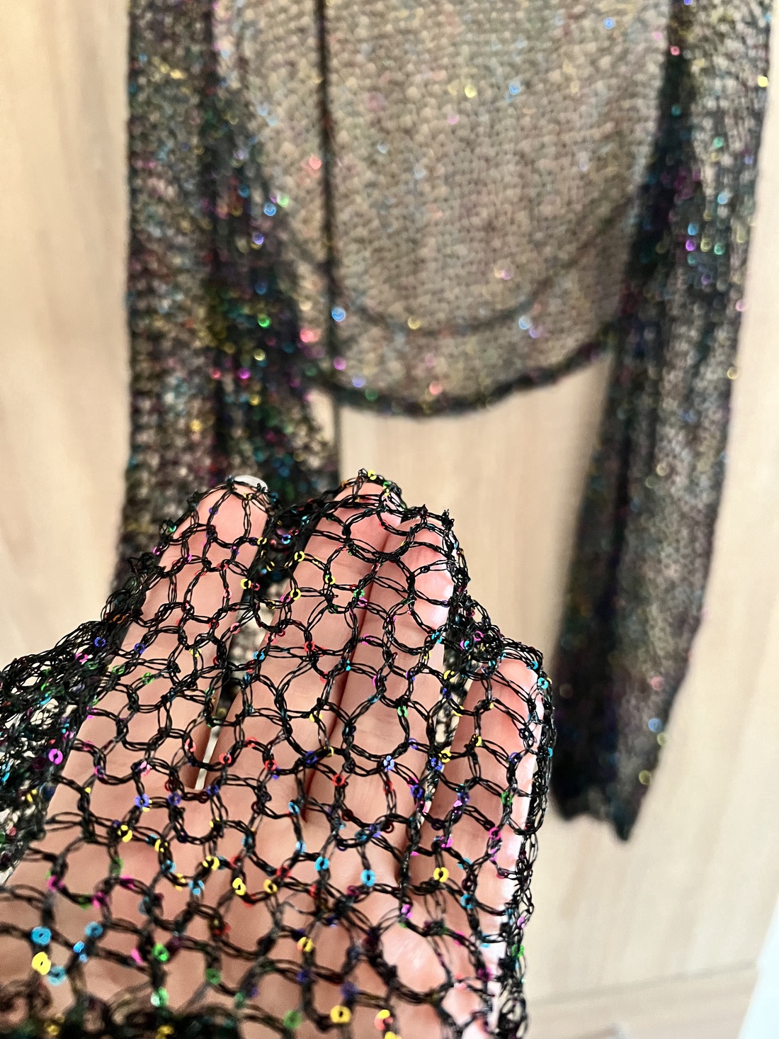 Bolero strălucitor, lucrat manual � o piesă unică! - îmbrăcăminte și modă - haine damă - bolero - Artynos.ro