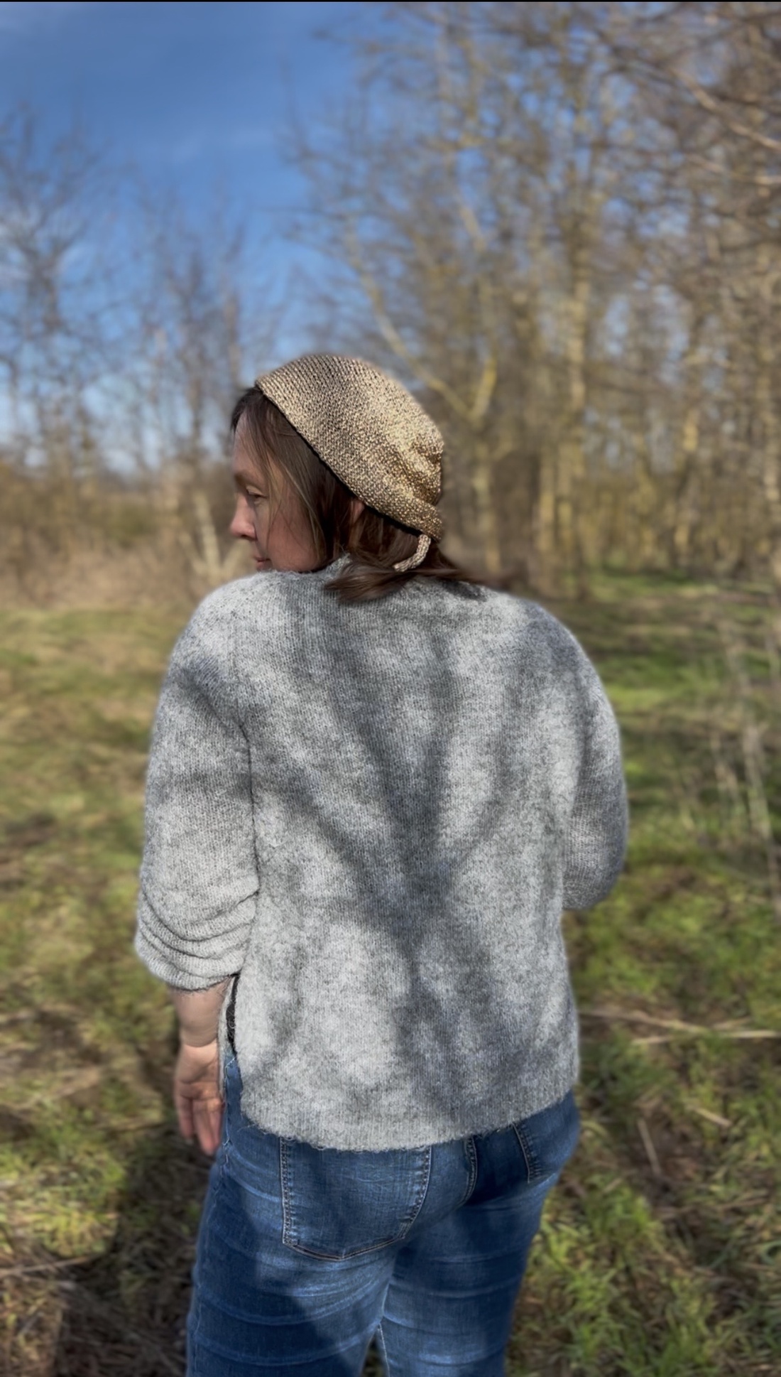 Eșarfă tricotată aurie cu reflexii metalice - îmbrăcăminte și modă - eșarfe, pălării, fularuri - eșarfe - Artynos.ro