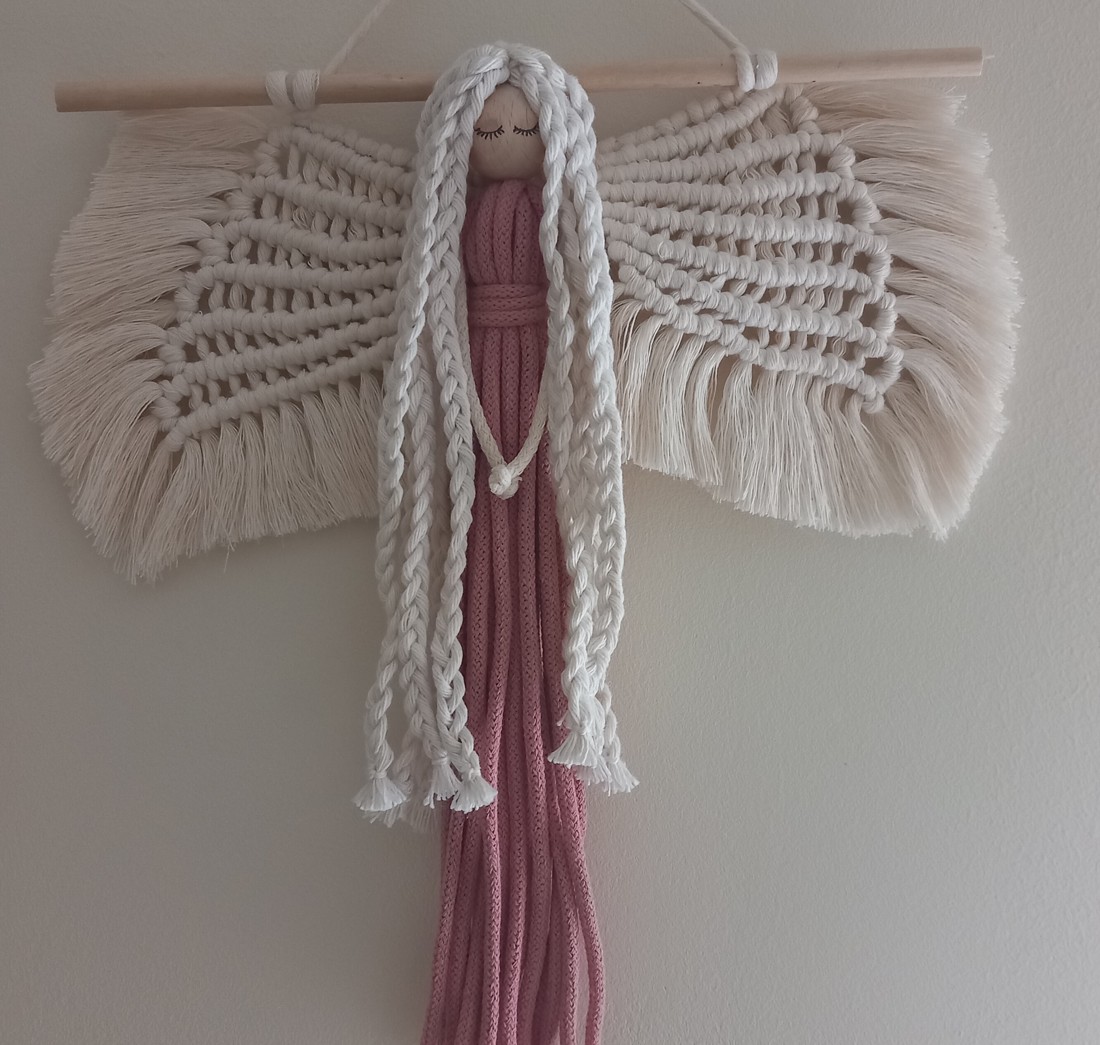 Înger macramé cu aripi - - Artynos.ro Înger macramé cu aripi - - Artynos.ro