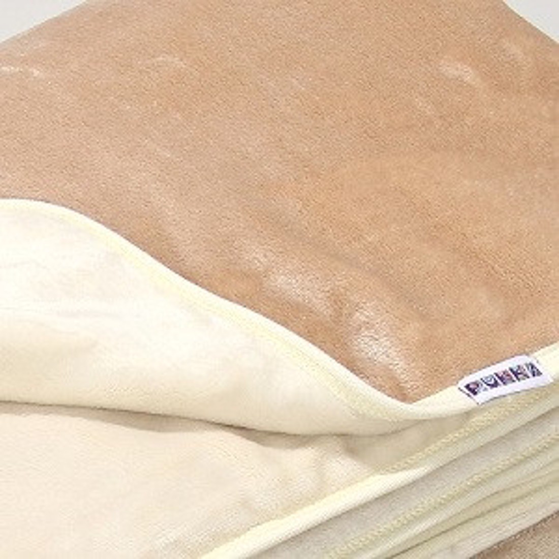 Păturică fleece dublu pătură drape-crem -  - Artynos.ro