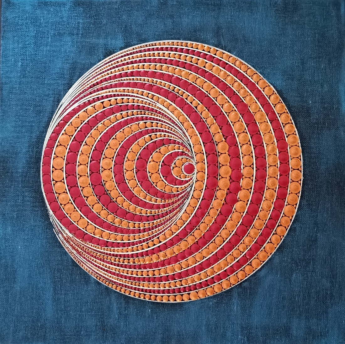 Wave Tunnel imagine punctată (burgundy-red-gold) - - Artynos.ro Wave Tunnel imagine punctată (burgundy-red-gold) - - Artynos.ro