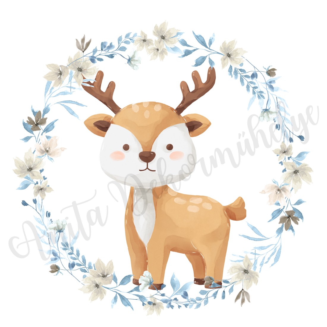 Decal de perete Boyname cu animale de pădure set de 3 - - Artynos.ro Decal de perete Boyname cu animale de pădure set de 3 - - Artynos.ro