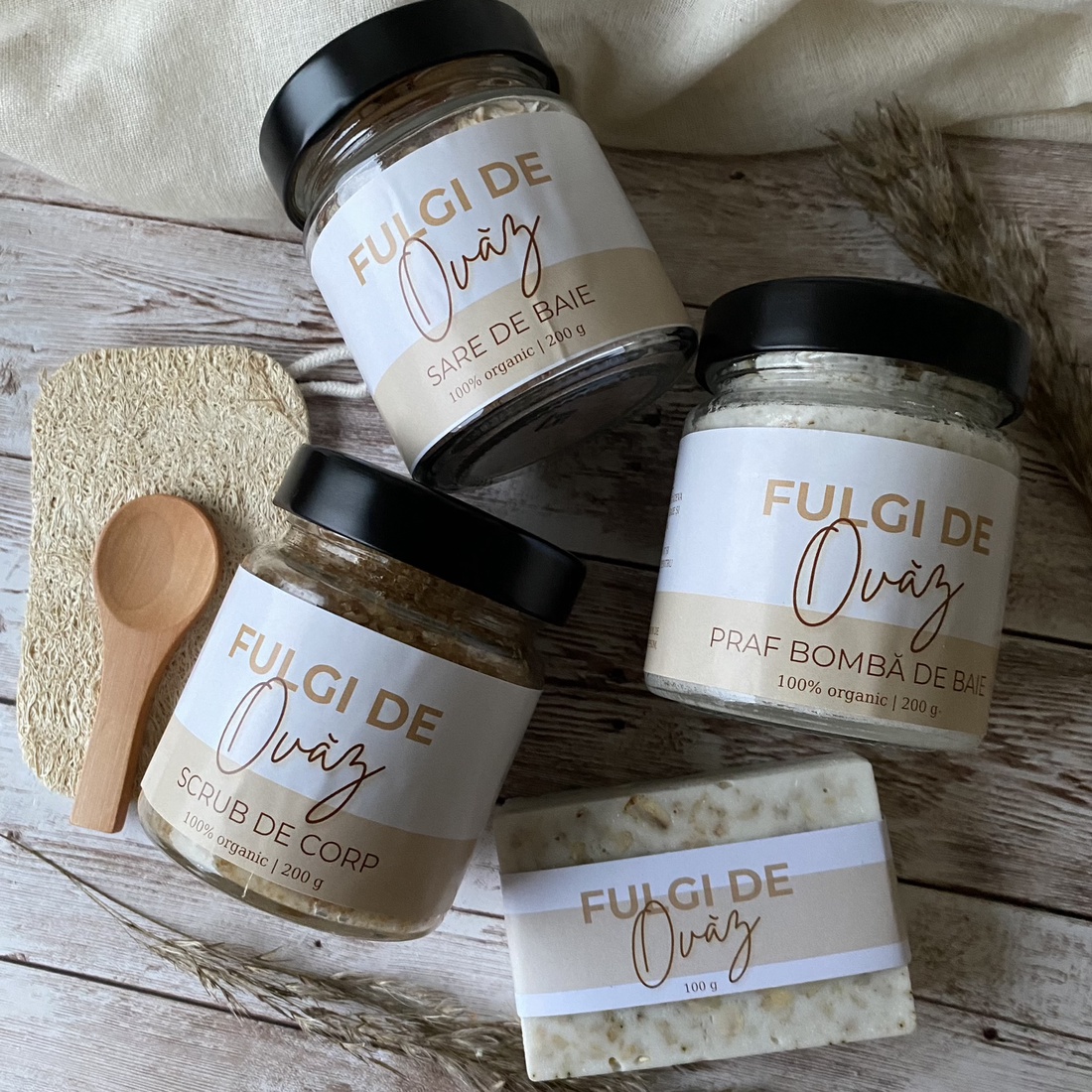 Set cadou SPA pentru baie, cu aromă de ovăz - baie și frumusețe - accesorii de îngrijire personală - exfoliant corp - Artynos.ro Set cadou SPA pentru baie, cu aromă de ovăz - baie și frumusețe - accesorii de îngrijire personală - exfoliant corp - Artynos.ro