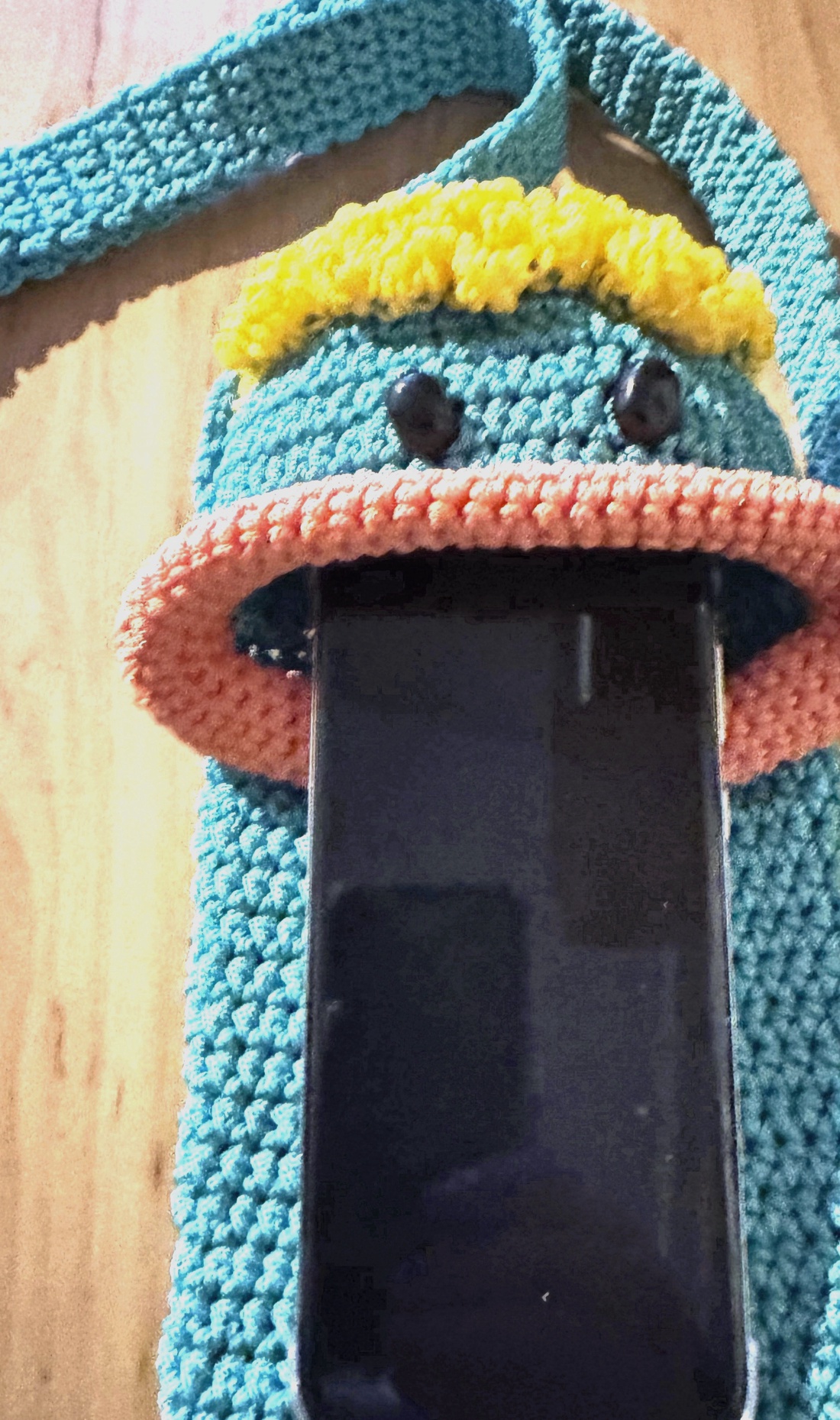 Gentuță  Monstruleț poentru telefon - genți și portofele - genți de mână și umăr - genți de umăr - Artynos.ro