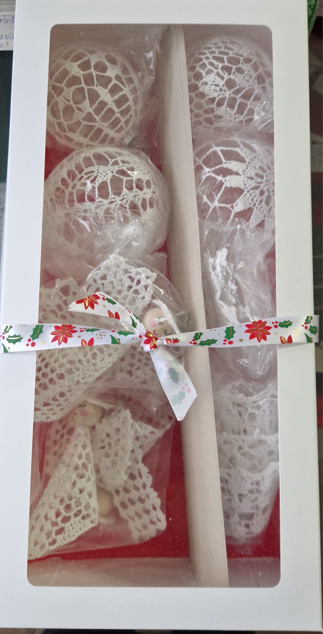 Set(16 buc) decorațiuni croșetate de Crăciun  handmade  - crăciun - decorațiuni de crăciun de casă - globuri de crăciun - Artynos.ro