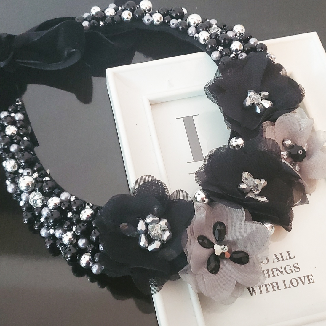 Colier Black Passion - bijuterii - coliere - coliere din perle - Artynos.ro