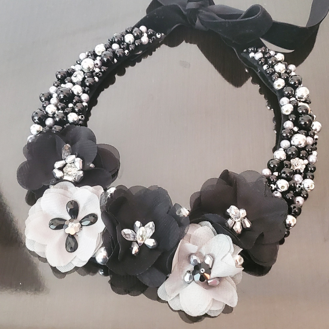 Colier Black Passion - bijuterii - coliere - coliere din perle - Artynos.ro
