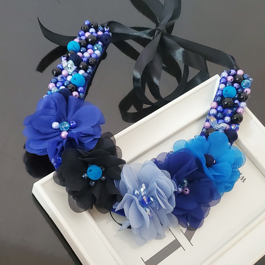Colier Blue Passion - bijuterii - coliere - coliere din perle - Artynos.ro