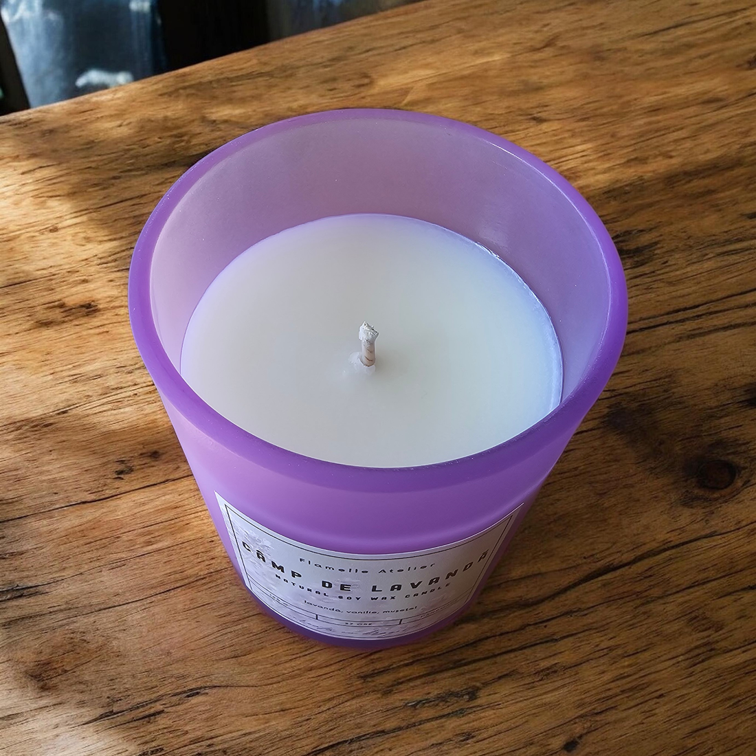 Lumanare parfumata Camp de Lavanda - casă & stil de viață - lumânări, parfumuri, arome - lumânări artizanale - Artynos.ro
