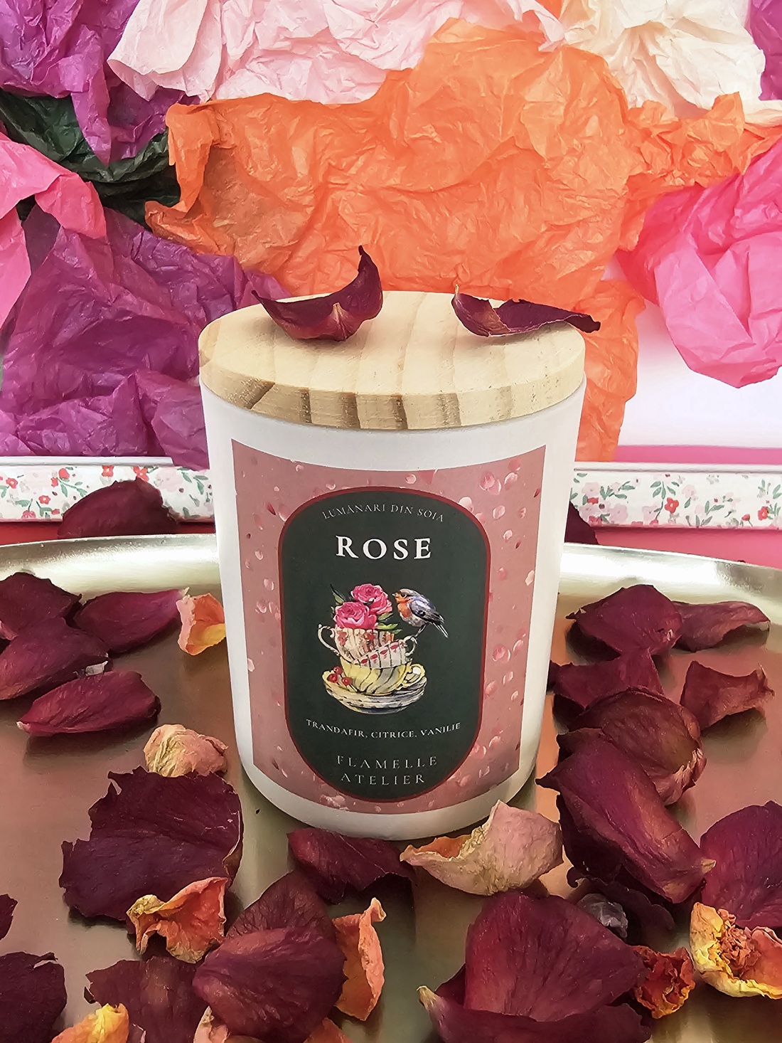 Rose - casă & stil de viață - lumânări, parfumuri, arome - lumânări artizanale - Artynos.ro