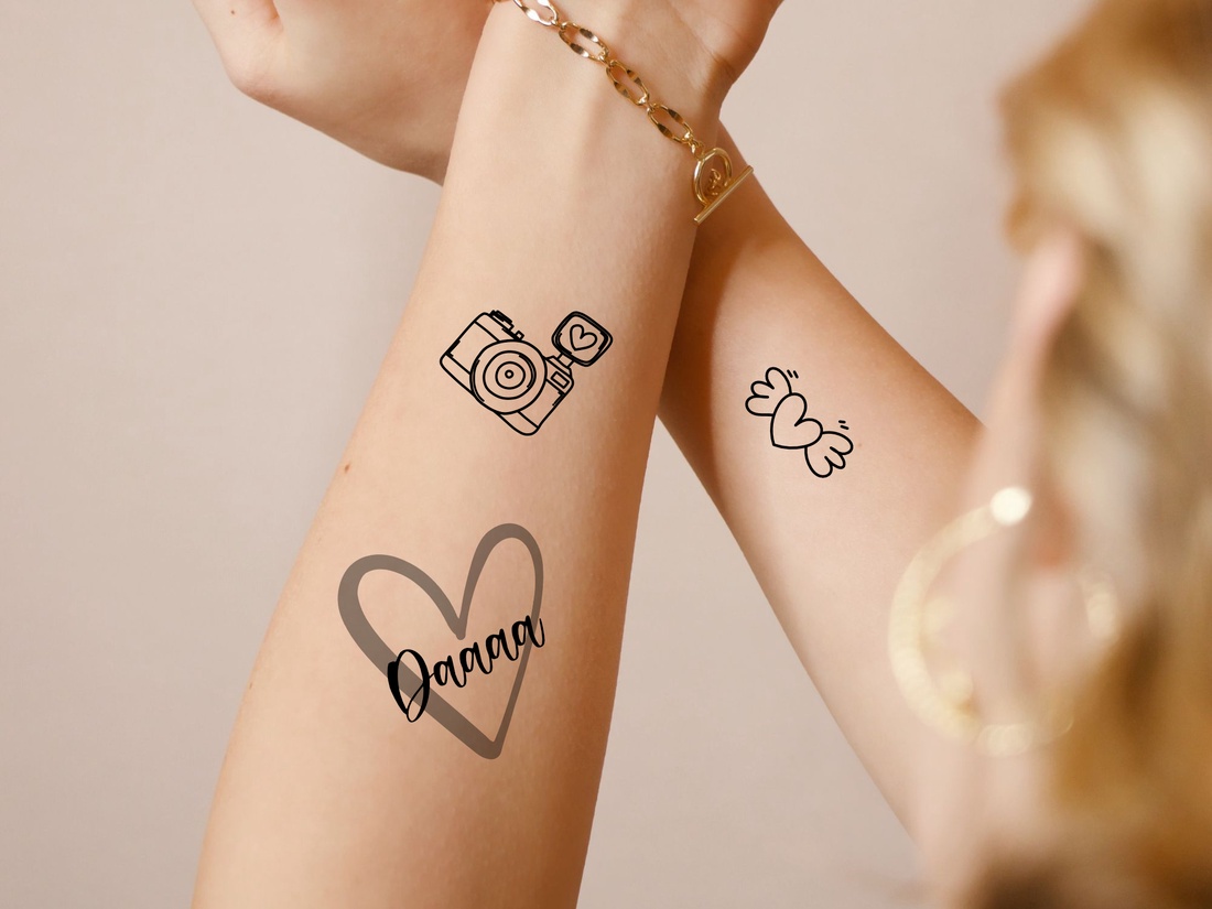 Set de tatuaje temporare pentru nuntă (pagină A5 - 22 buc.) - - Artynos.ro Set de tatuaje temporare pentru nuntă (pagină A5 - 22 buc.) - - Artynos.ro