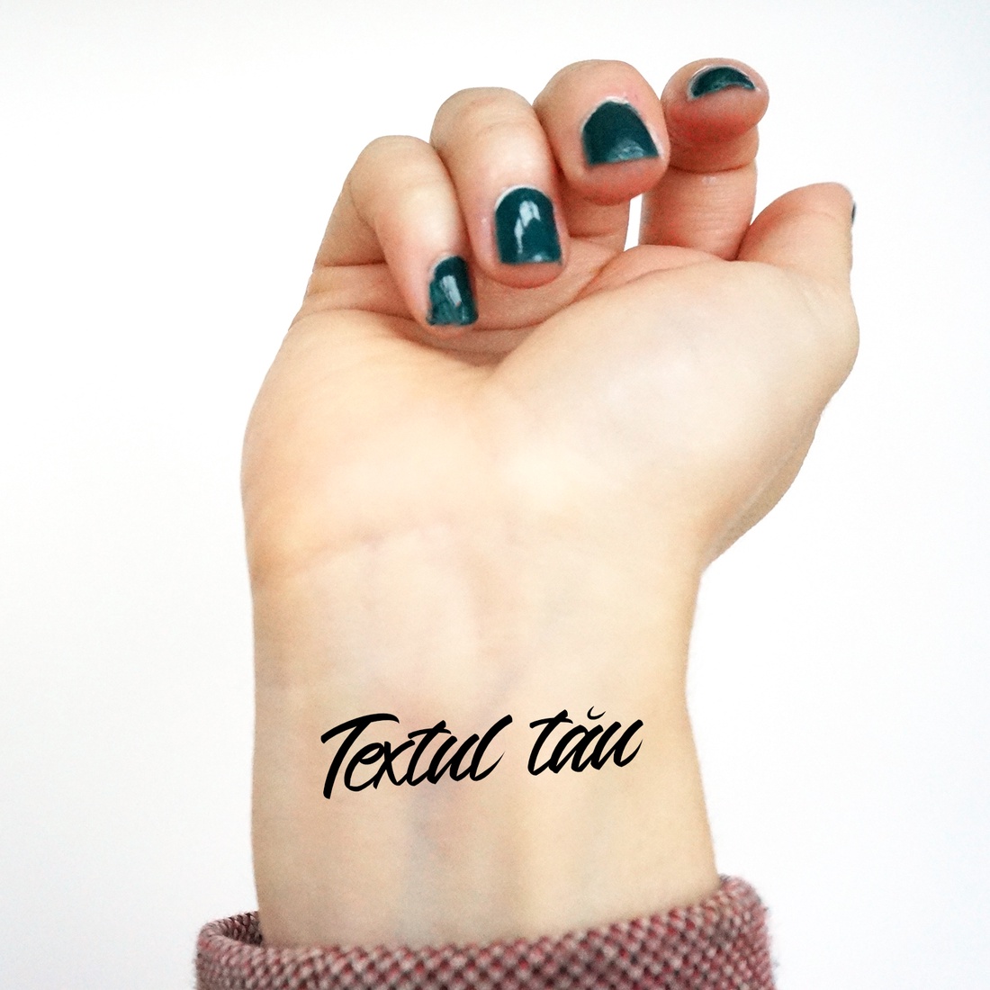 Personalizat propriul text (1 pachet), Tatuaj temporar, Propriu text - - Artynos.ro Personalizat propriul text (1 pachet), Tatuaj temporar, Propriu text - - Artynos.ro