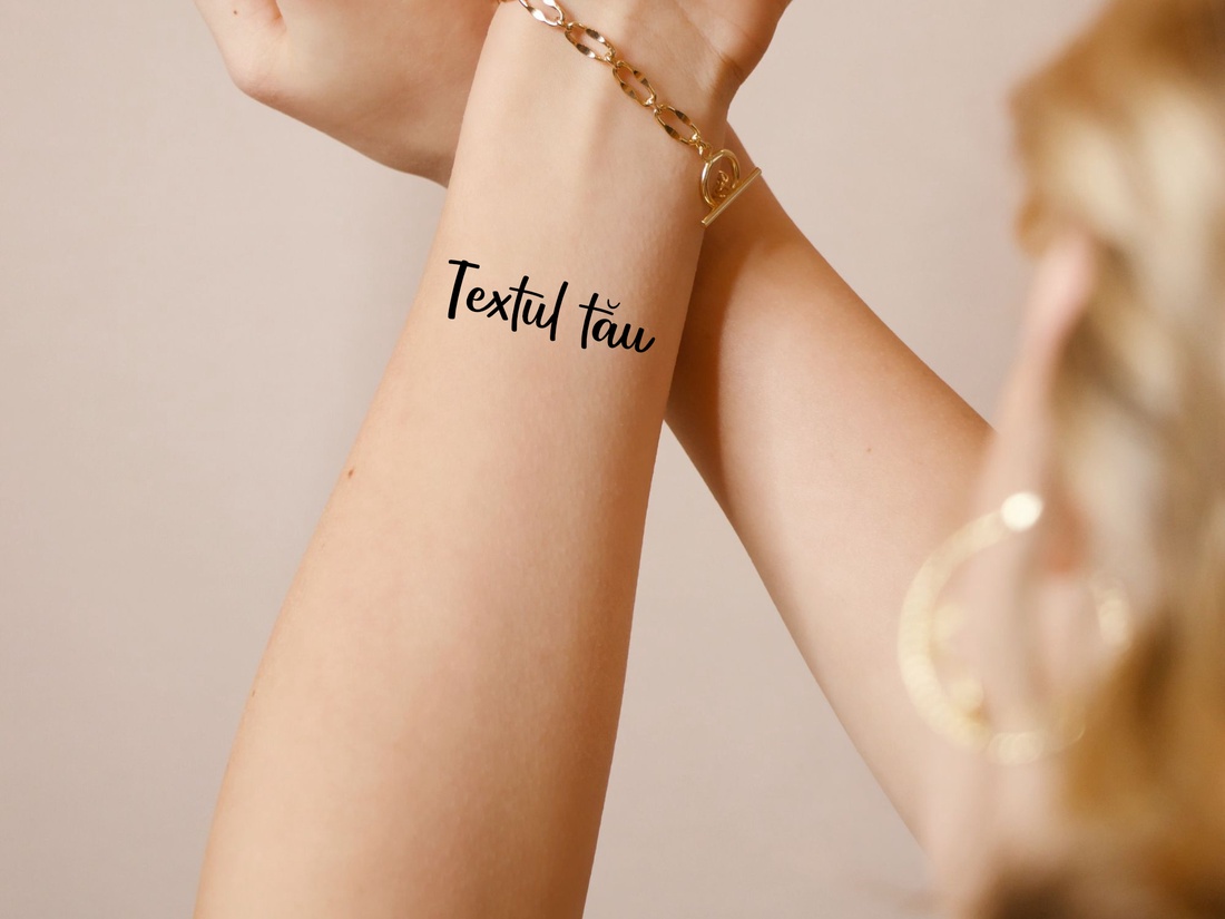 Personalizat propriul text (1 pachet), Tatuaj temporar, Propriu text - - Artynos.ro Personalizat propriul text (1 pachet), Tatuaj temporar, Propriu text - - Artynos.ro